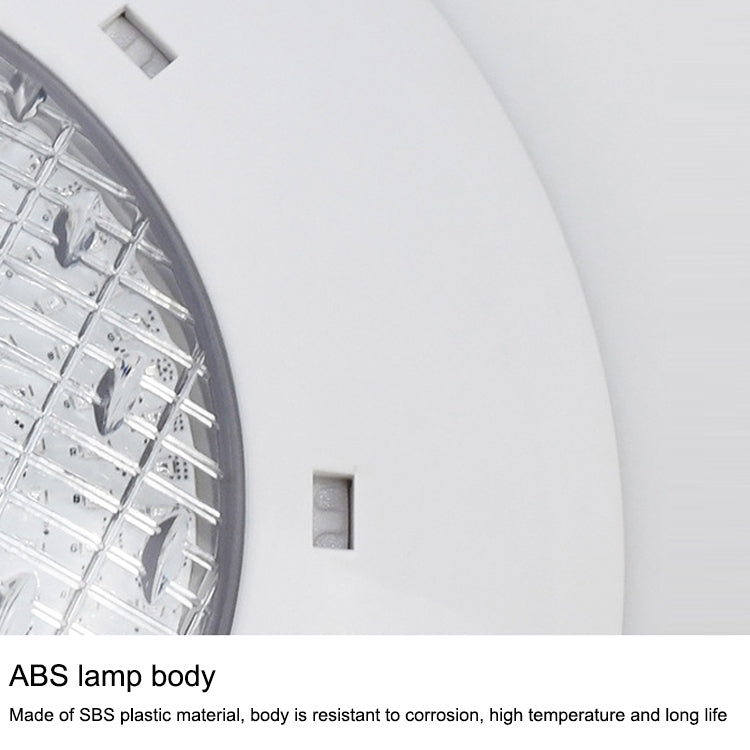 Lampe de piscine murale en plastique ABS, projecteur subaquatique, 6W, 9W, 12W, 18W, 24W, 12x3W, 18x3W