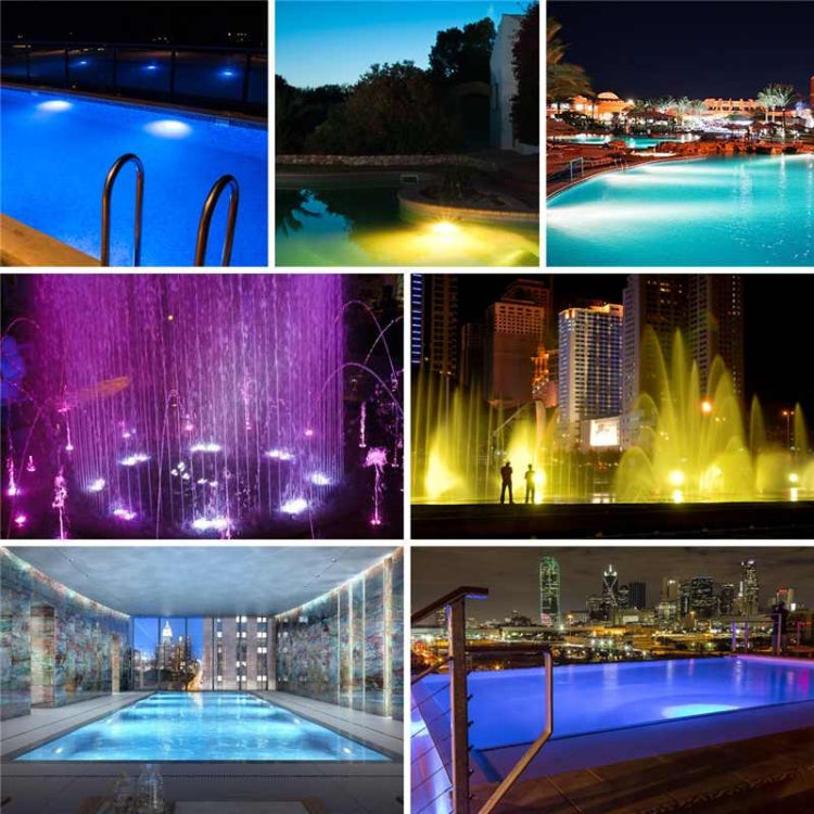 Lampe de piscine murale en plastique ABS, projecteur subaquatique, 6W, 9W, 12W, 18W, 24W, 12x3W, 18x3W