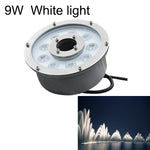Anneau paysager LED en alliage d'aluminium pour fontaine sous-marine, 6W, 9W, 12W, 18W, 24W
