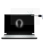 Film de protection en verre trempé HD pour écran d'ordinateur portable, pour Alienware M15 15,6 pouces, pour Alienware M15 R4 15,6 pouces, pour Alienware M15 R5 15,6 pouces, pour Alienware M15 R6 15,6 pouces, pour Alienware X15 R1 15,6 pouces