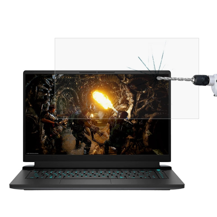 Film de protection en verre trempé HD pour écran d'ordinateur portable, pour Alienware M15 15,6 pouces, pour Alienware M15 R4 15,6 pouces, pour Alienware M15 R5 15,6 pouces, pour Alienware M15 R6 15,6 pouces, pour Alienware X15 R1 15,6 pouces