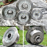 Projecteur de Fontaine Submersible LED en Acier Inoxydable en Forme d'Anneau, 6W, 9W, 12W, 18W, 24W