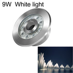 Projecteur de Fontaine Submersible LED en Acier Inoxydable en Forme d'Anneau, 6W, 9W, 12W, 18W, 24W