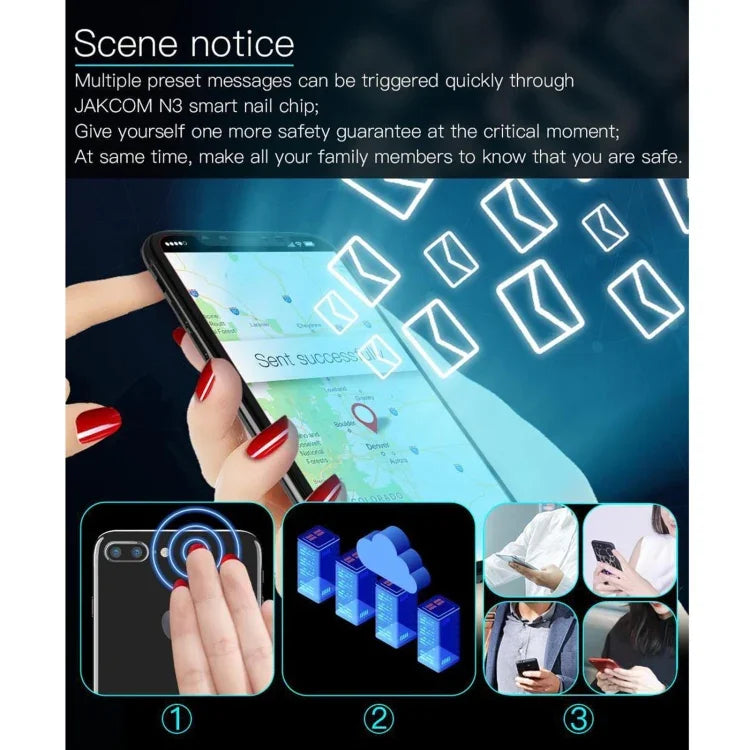 Puce à ongles intelligente JAKCOM N3