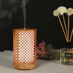Diffuseur d'huiles essentielles en bois 200 ml, motif forêt ajouré, humidificateur ultrasonique, USB, prise australienne, prise britannique, prise américaine
