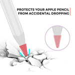 8 PCS / Set Embouts de Protection Universels en Silicone Stoyobe pour Apple Pencil 1 / 2, Couleurs Mixtes, Femmes, Hommes