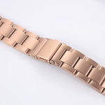 Bracelet de montre en acier à trois billes, pour Samsung Galaxy Watch4 40mm / 44mm
