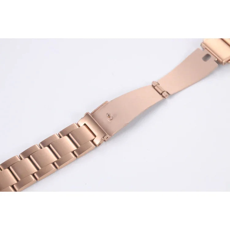 Bracelet de montre en acier à trois billes, pour Samsung Galaxy Watch4 40mm / 44mm