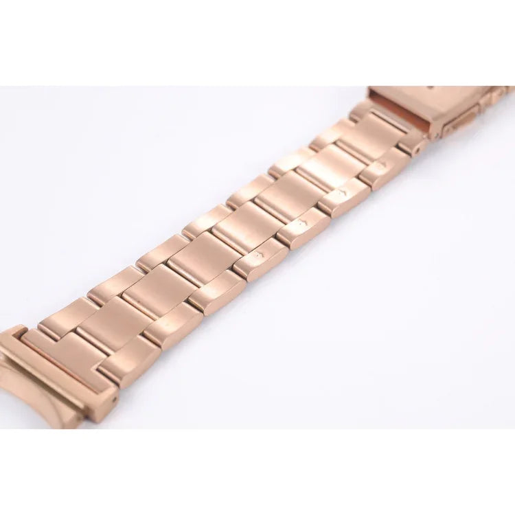Bracelet de montre en acier à trois billes, pour Samsung Galaxy Watch4 40mm / 44mm