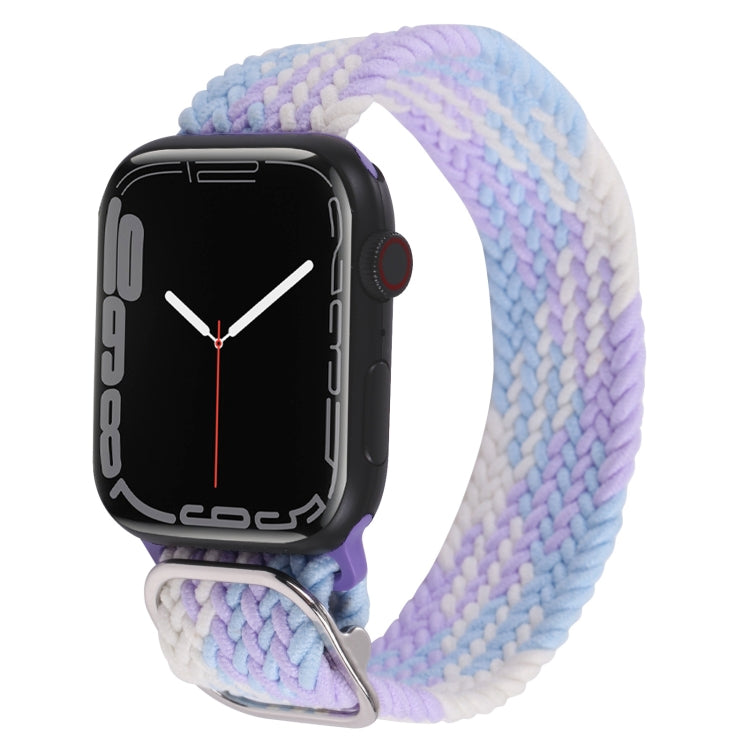 Bracelet de montre tressé en nylon pour Apple Watch Series 7 41mm / 6&SE&5&4 40mm / 3&2&1 38mm
