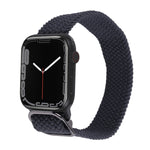 Bracelet de montre tressé en nylon pour Apple Watch Series 7 41mm / 6&SE&5&4 40mm / 3&2&1 38mm