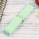 Bracelet de montre tressé en nylon pour Apple Watch Series 7 41mm / 6&SE&5&4 40mm / 3&2&1 38mm