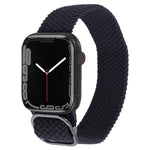 Bracelet de montre tressé en nylon pour Apple Watch Series 7 41mm / 6&SE&5&4 40mm / 3&2&1 38mm
