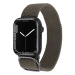 Bracelet de montre tressé en nylon pour Apple Watch Series 7 41mm / 6&SE&5&4 40mm / 3&2&1 38mm