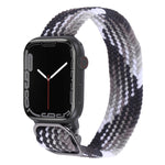 Bracelet de montre tressé en nylon pour Apple Watch Series 7 41mm / 6&SE&5&4 40mm / 3&2&1 38mm