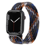 Bracelet de montre tressé en nylon pour Apple Watch Series 7 41mm / 6&SE&5&4 40mm / 3&2&1 38mm