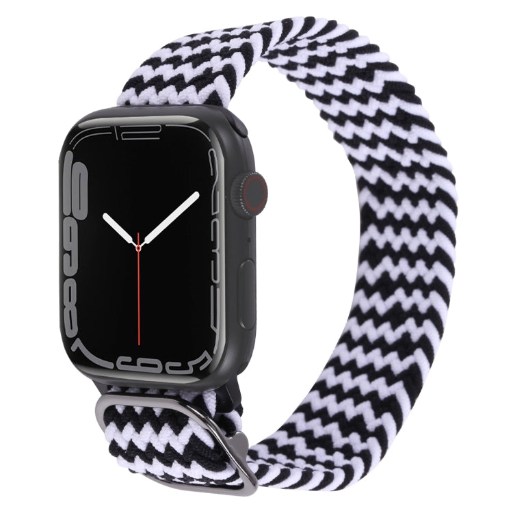 Bracelet de montre tressé en nylon pour Apple Watch Series 7 41mm / 6&SE&5&4 40mm / 3&2&1 38mm
