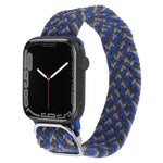 Bracelet de montre tressé en nylon pour Apple Watch Series 7 41mm / 6&SE&5&4 40mm / 3&2&1 38mm