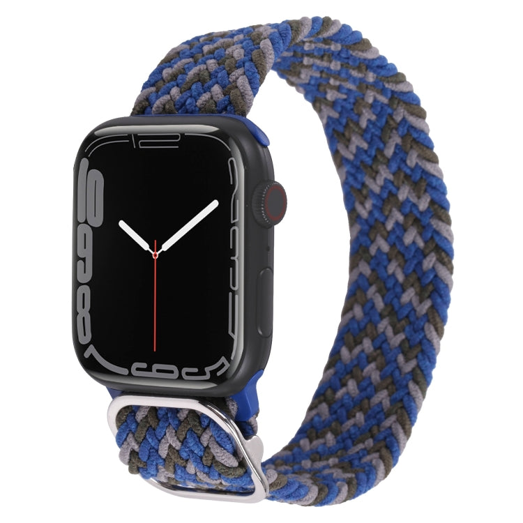 Bracelet de montre tressé en nylon pour Apple Watch Series 7 41mm / 6&SE&5&4 40mm / 3&2&1 38mm