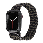 Bracelet de montre tressé en nylon pour Apple Watch Series 7 41mm / 6&SE&5&4 40mm / 3&2&1 38mm