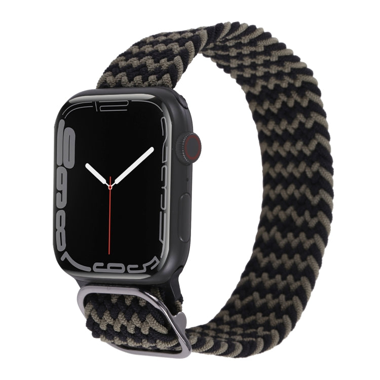 Bracelet de montre tressé en nylon pour Apple Watch Series 7 41mm / 6&SE&5&4 40mm / 3&2&1 38mm