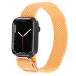 Bracelet de montre tressé en nylon pour Apple Watch Series 7 41mm / 6&SE&5&4 40mm / 3&2&1 38mm