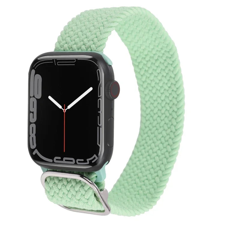 Bracelet de montre en nylon tressé pour Apple Watch Series, 7 45mm / 6&SE&5&4 44mm / 3&2&1 42mm
