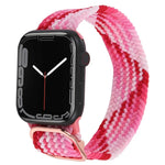 Bracelet de montre en nylon tressé pour Apple Watch Series, 7 45mm / 6&SE&5&4 44mm / 3&2&1 42mm