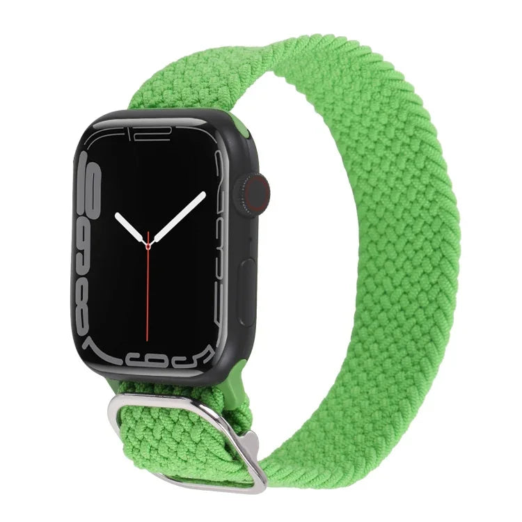 Bracelet de montre en nylon tressé pour Apple Watch Series, 7 45mm / 6&SE&5&4 44mm / 3&2&1 42mm