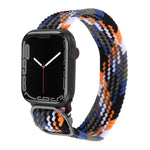 Bracelet de montre en nylon tressé pour Apple Watch Series, 7 45mm / 6&SE&5&4 44mm / 3&2&1 42mm