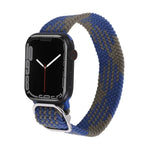 Bracelet de montre en nylon tressé pour Apple Watch Series, 7 45mm / 6&SE&5&4 44mm / 3&2&1 42mm