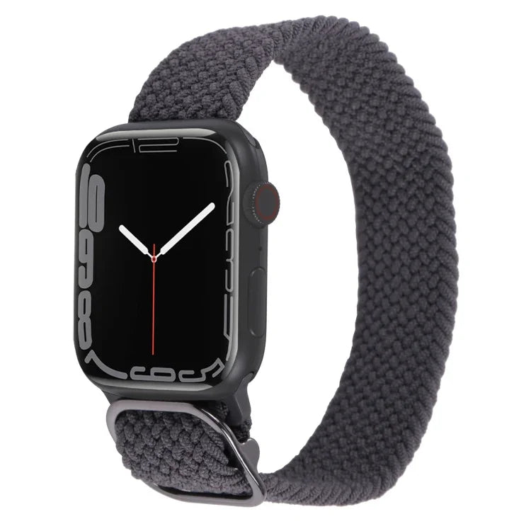 Bracelet de montre en nylon tressé pour Apple Watch Series, 7 45mm / 6&SE&5&4 44mm / 3&2&1 42mm