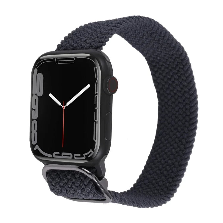Bracelet de montre en nylon tressé pour Apple Watch Series, 7 45mm / 6&SE&5&4 44mm / 3&2&1 42mm