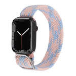 Bracelet de montre en nylon tressé pour Apple Watch Series, 7 45mm / 6&SE&5&4 44mm / 3&2&1 42mm
