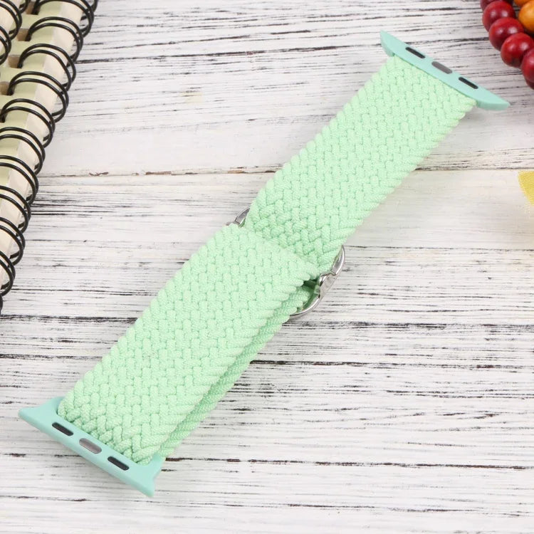 Bracelet de montre en nylon tressé pour Apple Watch Series, 7 45mm / 6&SE&5&4 44mm / 3&2&1 42mm