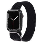 Bracelet de montre en nylon tressé pour Apple Watch Series, 7 45mm / 6&SE&5&4 44mm / 3&2&1 42mm