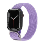 Bracelet de montre en nylon tressé pour Apple Watch Series, 7 45mm / 6&SE&5&4 44mm / 3&2&1 42mm