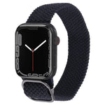 Bracelet de montre en nylon tressé pour Apple Watch Series, 7 45mm / 6&SE&5&4 44mm / 3&2&1 42mm