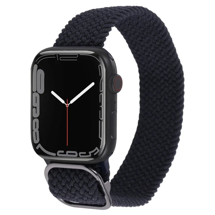 Bracelet de montre en nylon tressé pour Apple Watch Series, 7 45mm / 6&SE&5&4 44mm / 3&2&1 42mm