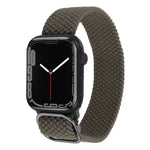 Bracelet de montre en nylon tressé pour Apple Watch Series, 7 45mm / 6&SE&5&4 44mm / 3&2&1 42mm