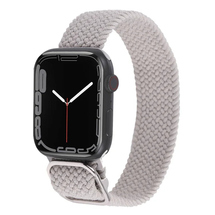 Bracelet de montre en nylon tressé pour Apple Watch Series, 7 45mm / 6&SE&5&4 44mm / 3&2&1 42mm