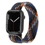 Bracelet de montre en nylon tressé pour Apple Watch Series, 7 45mm / 6&SE&5&4 44mm / 3&2&1 42mm