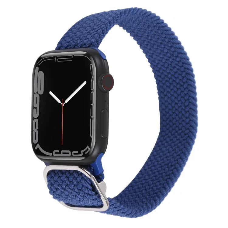 Bracelet de montre en nylon tressé pour Apple Watch Series, 7 45mm / 6&SE&5&4 44mm / 3&2&1 42mm