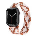 Bracelet de montre en nylon tressé pour Apple Watch Series, 7 45mm / 6&SE&5&4 44mm / 3&2&1 42mm