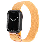 Bracelet de montre en nylon tressé pour Apple Watch Series, 7 45mm / 6&SE&5&4 44mm / 3&2&1 42mm