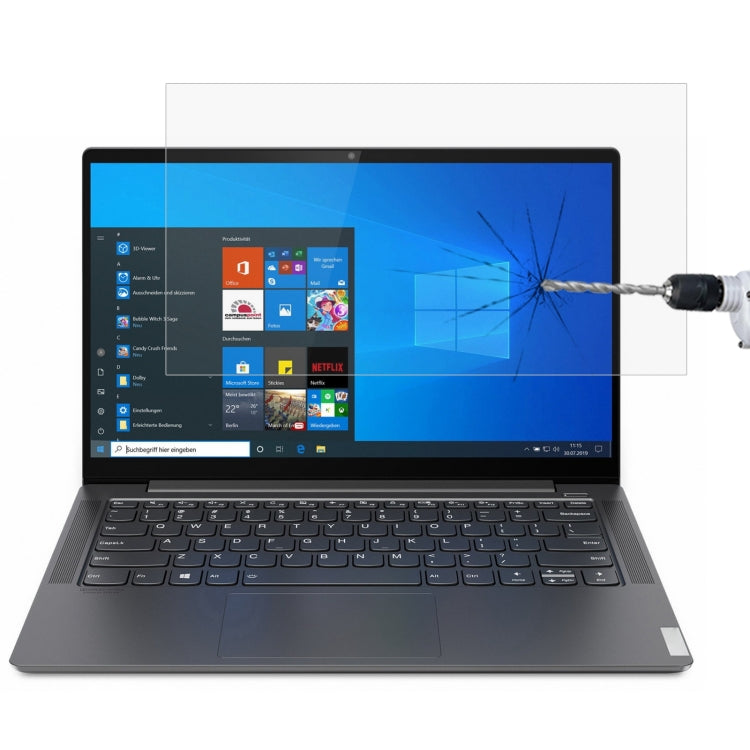 Laptop Screen HD Tempered Glass Protective Film, For Lenovo IdeaPad 4G 14 inch, For Lenovo IdeaPad 14s 14 inch, For Lenovo Ideapad S130-14IGM 14 inch, For Lenovo YOGA 5G, For Lenovo YOGA 14c 14 inch, For Lenovo YOGA 14s 14 inch                         ...