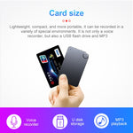 K2 Portable Ultra-thin Card Voice Recorder, 4GB, 8GB, 16GB, 32GB