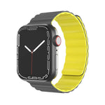 Bracelet de montre magnétique en silicone liquide Mutural Moran Series pour Apple Watch Series, 7 41mm / 6&SE&5&4 40mm / 3&2&1 38mm, 7 45mm / 6&SE&5&4 44mm / 3&2&1 42mm