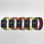 Bracelet de montre magnétique en silicone liquide Mutural Moran Series pour Apple Watch Series, 7 41mm / 6&SE&5&4 40mm / 3&2&1 38mm, 7 45mm / 6&SE&5&4 44mm / 3&2&1 42mm