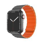 Bracelet de montre magnétique en silicone liquide Mutural Moran Series pour Apple Watch Series, 7 41mm / 6&SE&5&4 40mm / 3&2&1 38mm, 7 45mm / 6&SE&5&4 44mm / 3&2&1 42mm